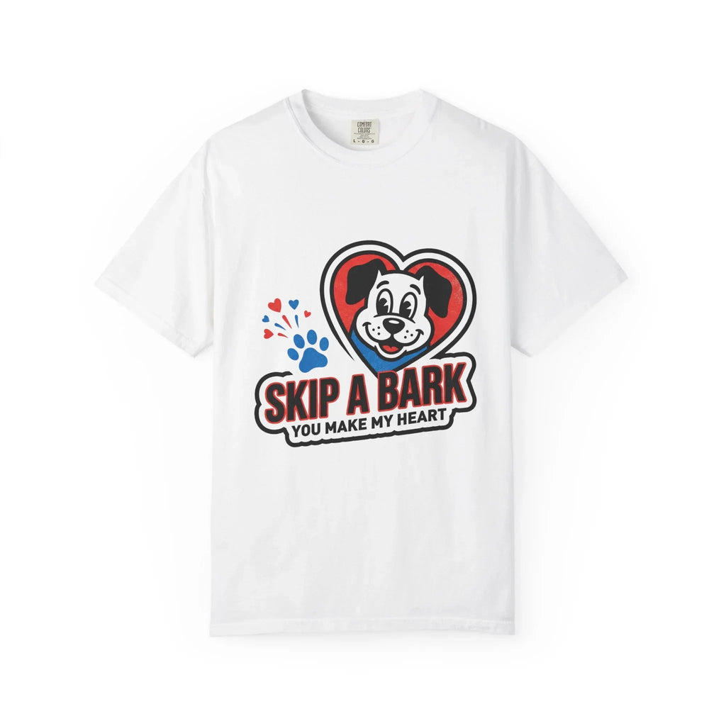 Skip A Bark You Make My Heart Shirt, Cute Dog Pun T-Shirt, Vintage Dog Badge Tee, Pet Parent Gift, Dog Mom Dog Dad