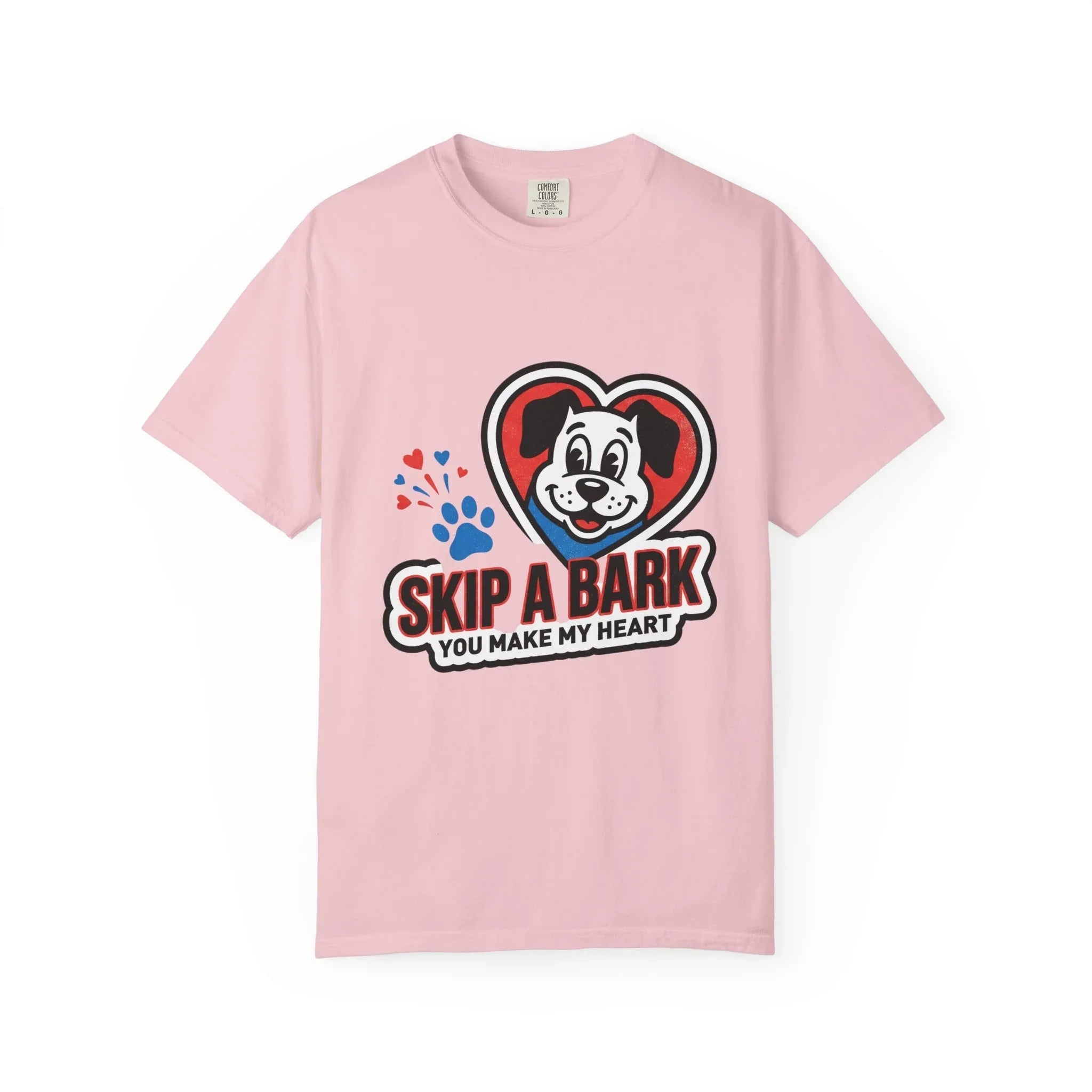 Skip A Bark You Make My Heart Shirt, Cute Dog Pun T-Shirt, Vintage Dog Badge Tee, Pet Parent Gift, Dog Mom Dog Dad Blossom XL