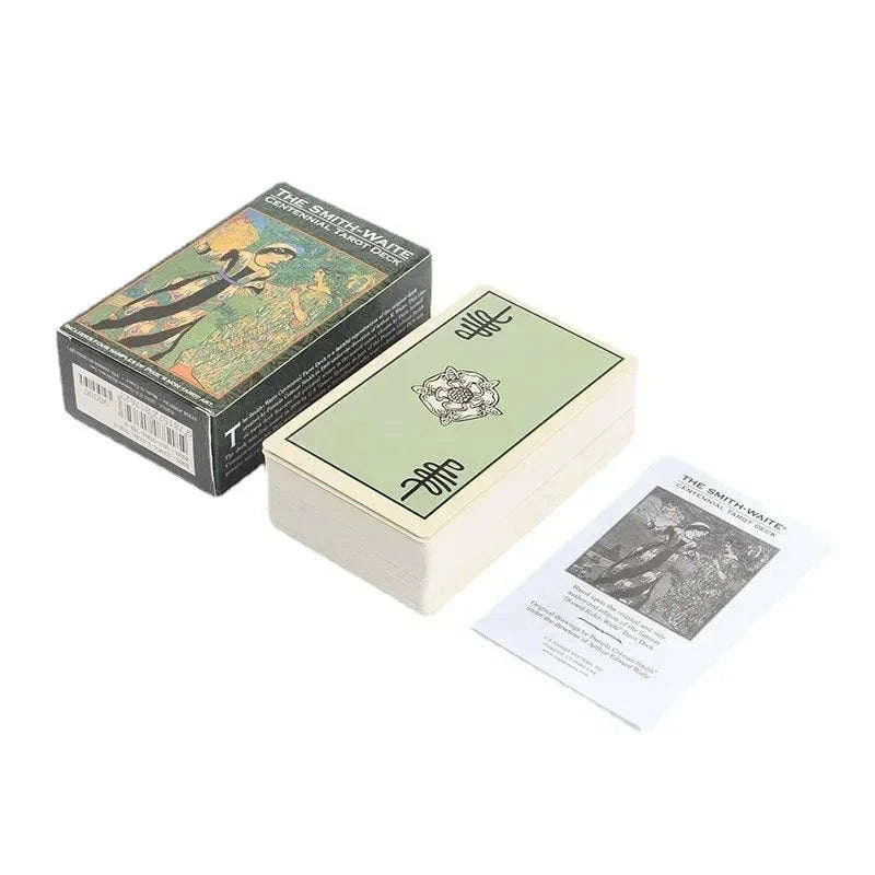 🃏 Smith-Waite Centennial Tarot Deck – Classic 78 Cards with Bonus Artwork | Portable Tin Box | Authentic Rider-Waite Reproduction