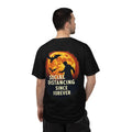 Social Distancing Since Forever Shirt, Funny Halloween Tee, Zombie Moon Bats T-Shirt, Spooky Introvert Gift, Goth Fall Vibes Black
