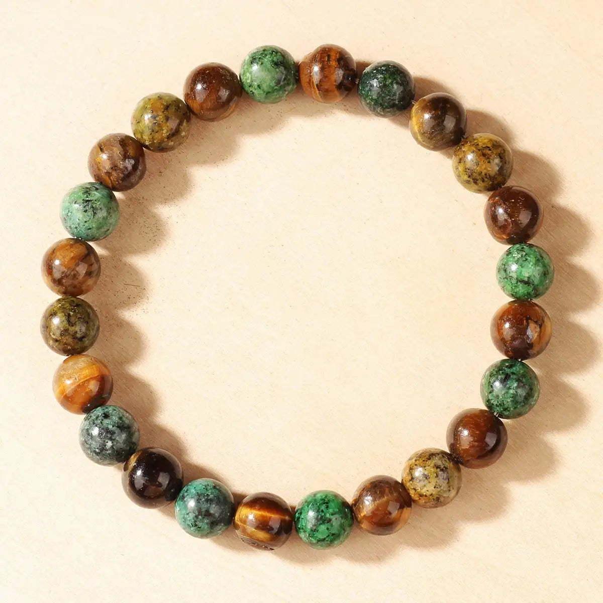 💎 Sodalite & Tiger Eye Bracelet – Handmade Feng Shui Wealth Charm Bangles | Unisex Money Attracting Jewelry Gift 18.5cm