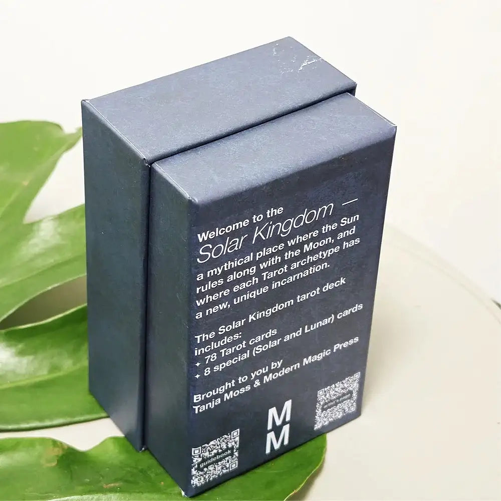 Solar Kingdom Tarot Deck – 86 Pcs Magical Journey & Cosmic Insight Divination Cards | Compact 12 x 7 cm | Unique Indie Tarot in Rigid Box