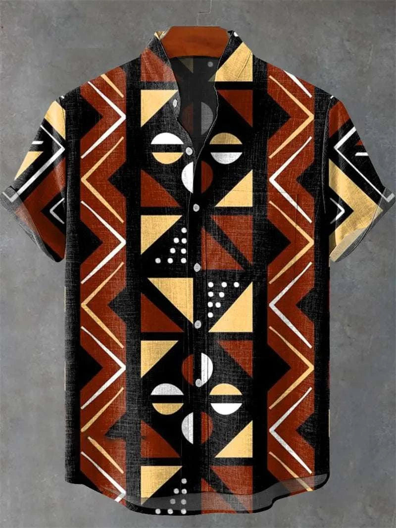 ✨ Sovereign Tiger Retro-Linen Hawaiian Shirt: Men’s Ultra-Breathable Short Sleeve Summer Top with 3D High-Definition Animal Print & Streetwear Casual Style (2026 Collection) SFQQQD1628