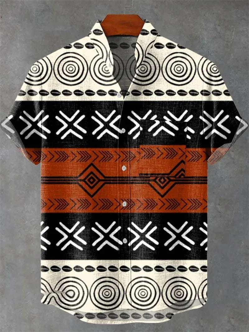 ✨ Sovereign Tiger Retro-Linen Hawaiian Shirt: Men’s Ultra-Breathable Short Sleeve Summer Top with 3D High-Definition Animal Print & Streetwear Casual Style (2026 Collection) SFQQQD1629