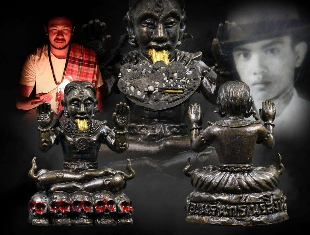 ✨ Sovereign Voice of Command: Authentic Lanna "Phaya Khao Kham" (Golden Horned Lord) Sacred Alchemical Metal Talisman by Arjan Narin Norasing – The Ancient Masterpiece for Persuasion, Destiny Flipping, and Absolute Authority ✨
