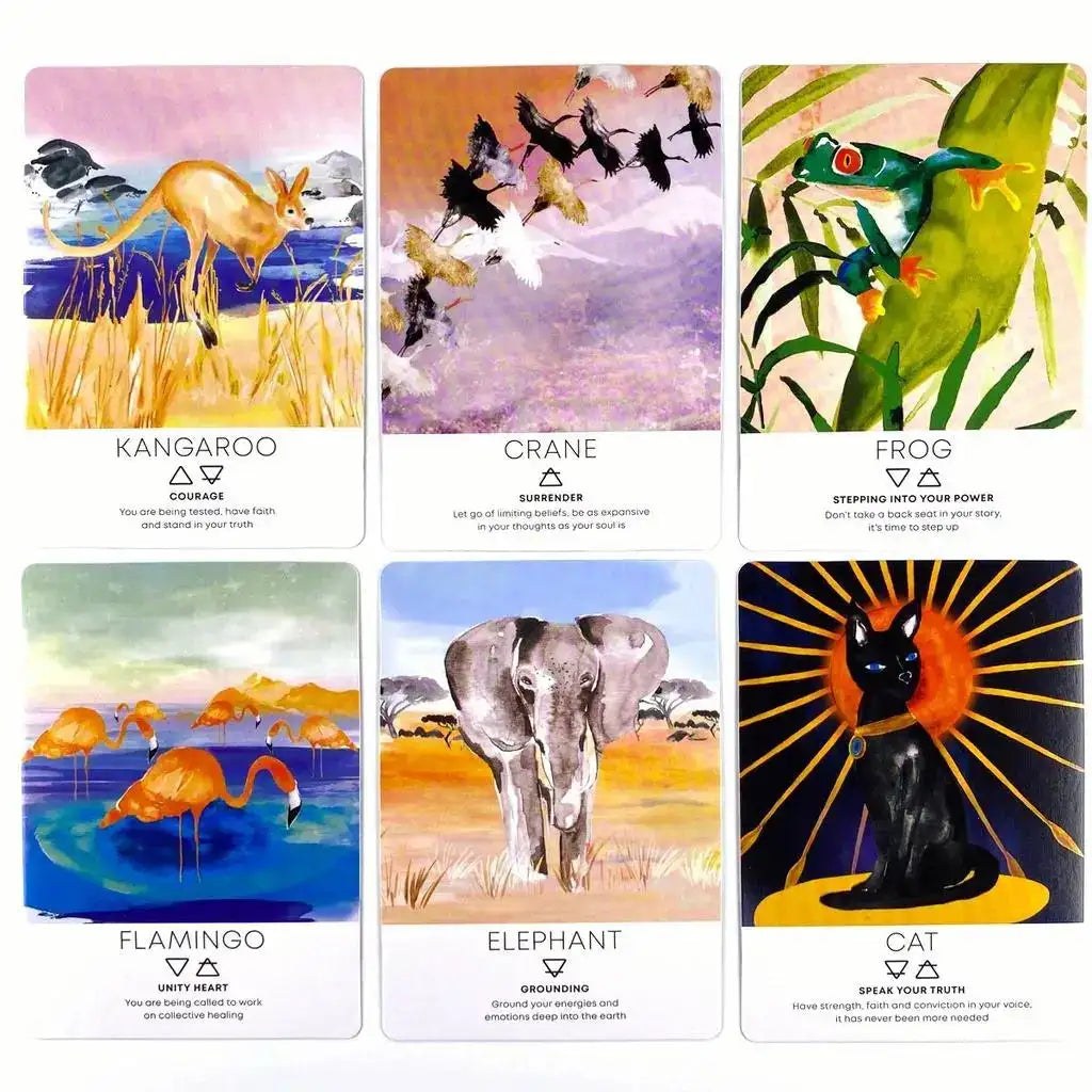 Spirit Animal Wisdom Oracle Cards – Inspiring Deck for Leisure, Party Games, Fortune Telling & Prophecy