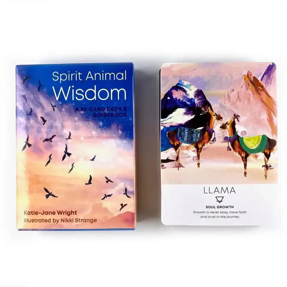 Spirit Animal Wisdom Oracle Cards – Inspiring Deck for Leisure, Party Games, Fortune Telling & Prophecy