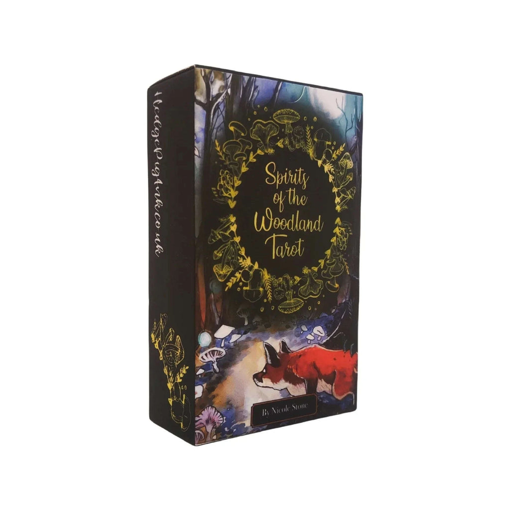 🌿 Spirits of The Woodland Tarot Deck – 78 Full-Color Illustrations + 6 Special Cards | Fully Illustrated Tarot for Beginners & Advanced Readers | Guidebook Included | Standard 12x7 cm Size