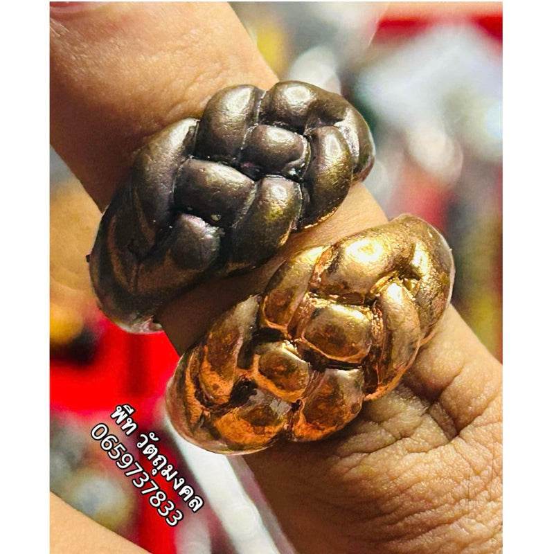 Spiritual Power Finger Ring - Unique Thai Bracelet for Boosting Personal Energy