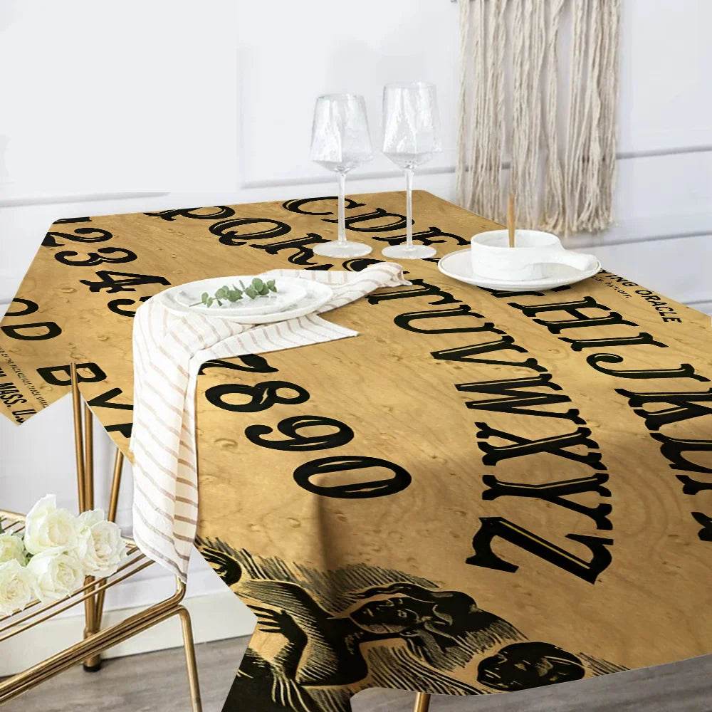 Halloween Ouija Tablecloth for Spooky Decor - Premium Quality Print z7