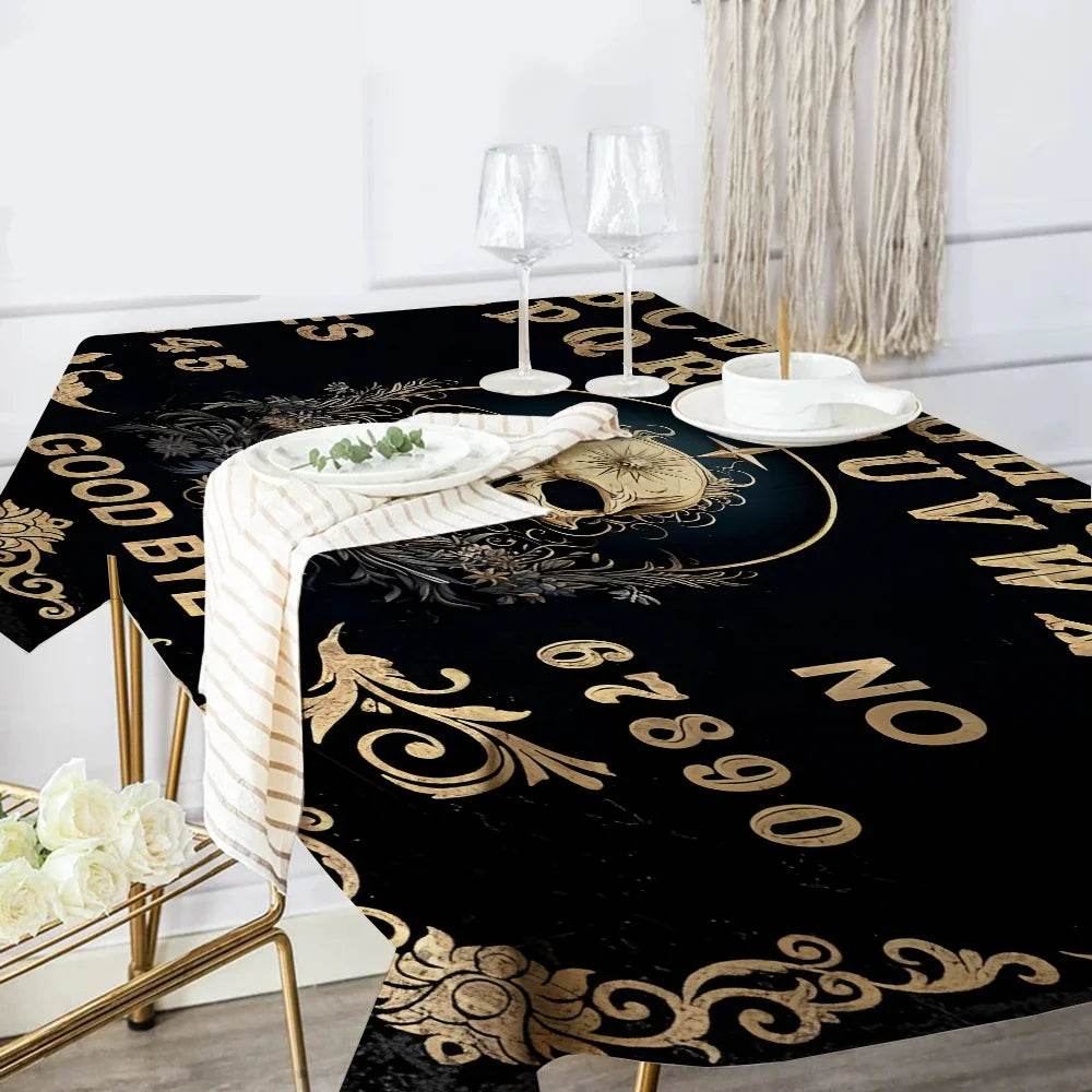 Halloween Ouija Tablecloth for Spooky Decor - Premium Quality Print z3