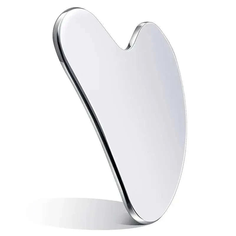 Stainless Steel Gua Sha Scraper Massager – Manual Facial & Body Guasha Tool for Muscle Relief, Lymphatic Drainage, and Skin Care﻿