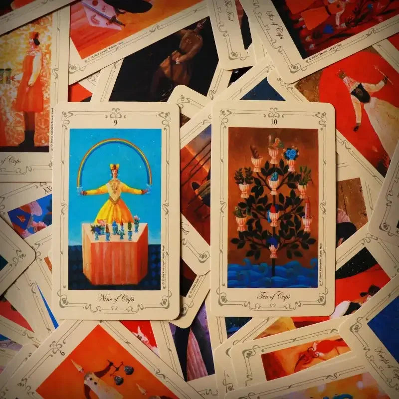 🃏 Stella's Tarot Rider Oracle Deck – English Poker-Size Tarot & Oracle Cards for Divination, Romance & Board Games