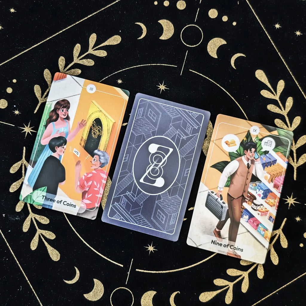 🔮Stories Tarot Deck 12x7cm – English Version Divination Cards with Guidebook, 79 Cards for Prophecy, Fate & Family Fun