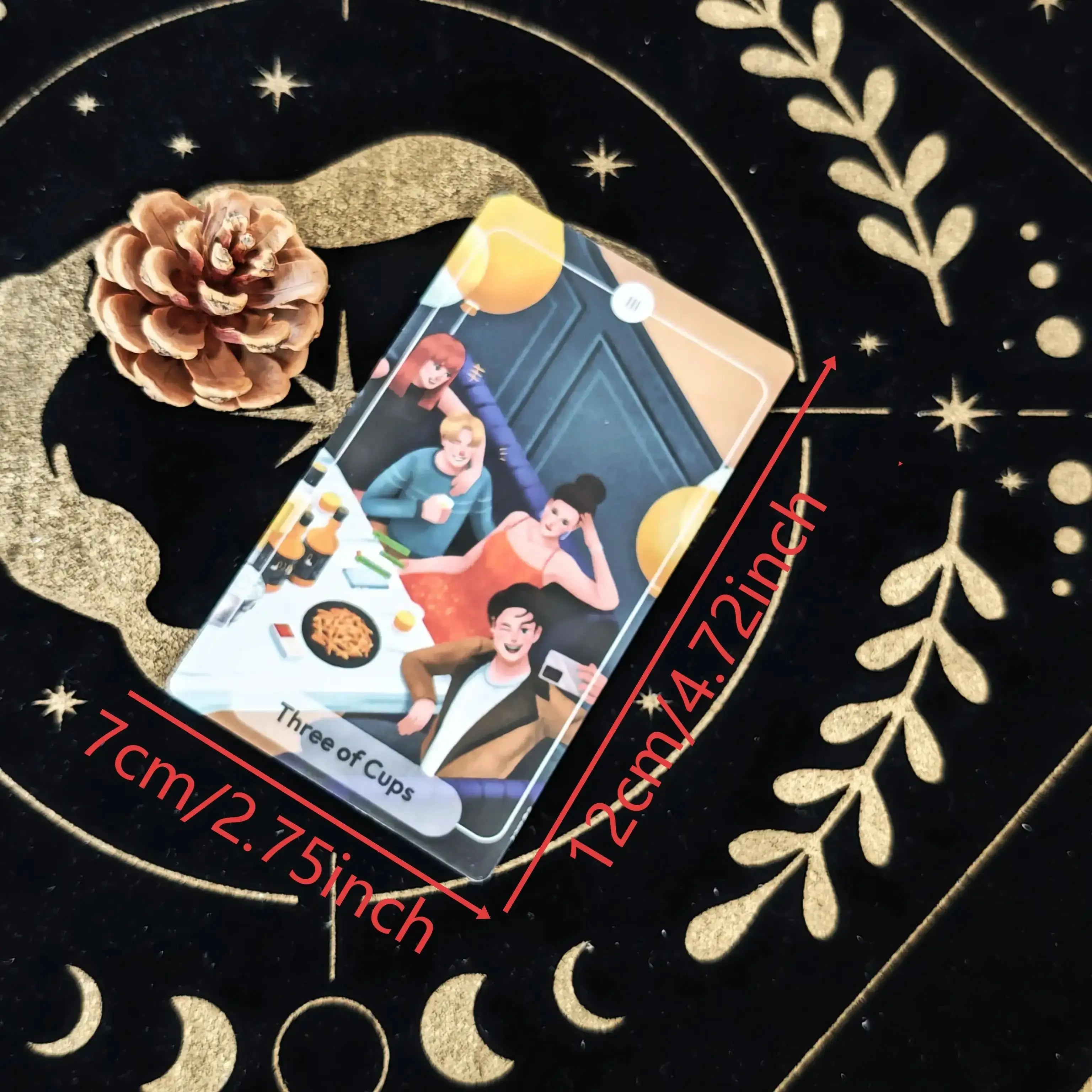 🔮Stories Tarot Deck 12x7cm – English Version Divination Cards with Guidebook, 79 Cards for Prophecy, Fate & Family Fun