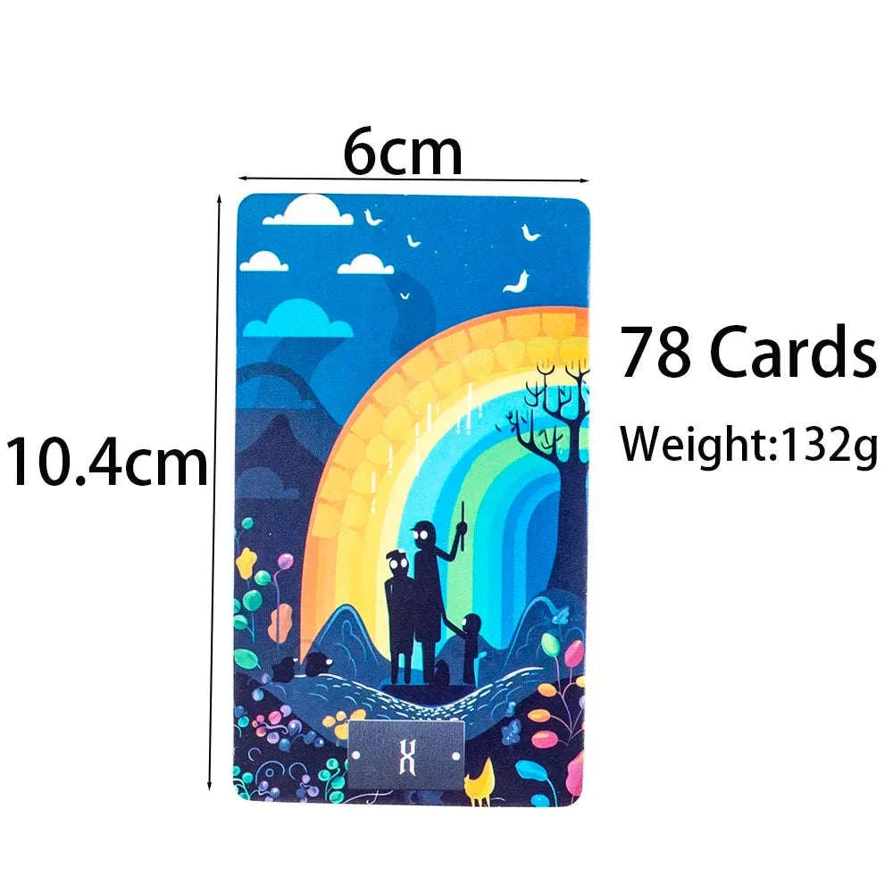 Strange World Tarot Deck - 78-Card Deck for Fate Divination, Fortune Telling & Party Board Game (10.4 × 6 cm)