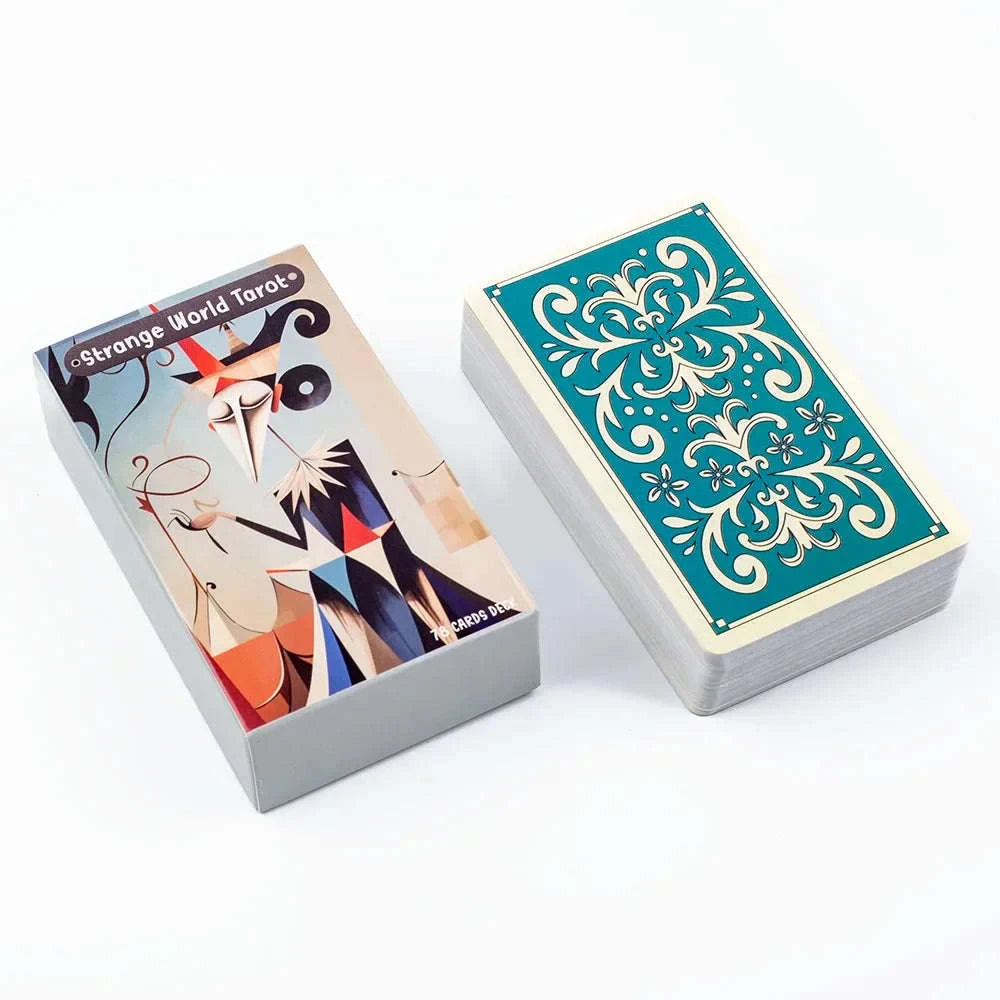 Strange World Tarot Deck - 78-Card Deck for Fate Divination, Fortune Telling & Party Board Game (10.4 × 6 cm)
