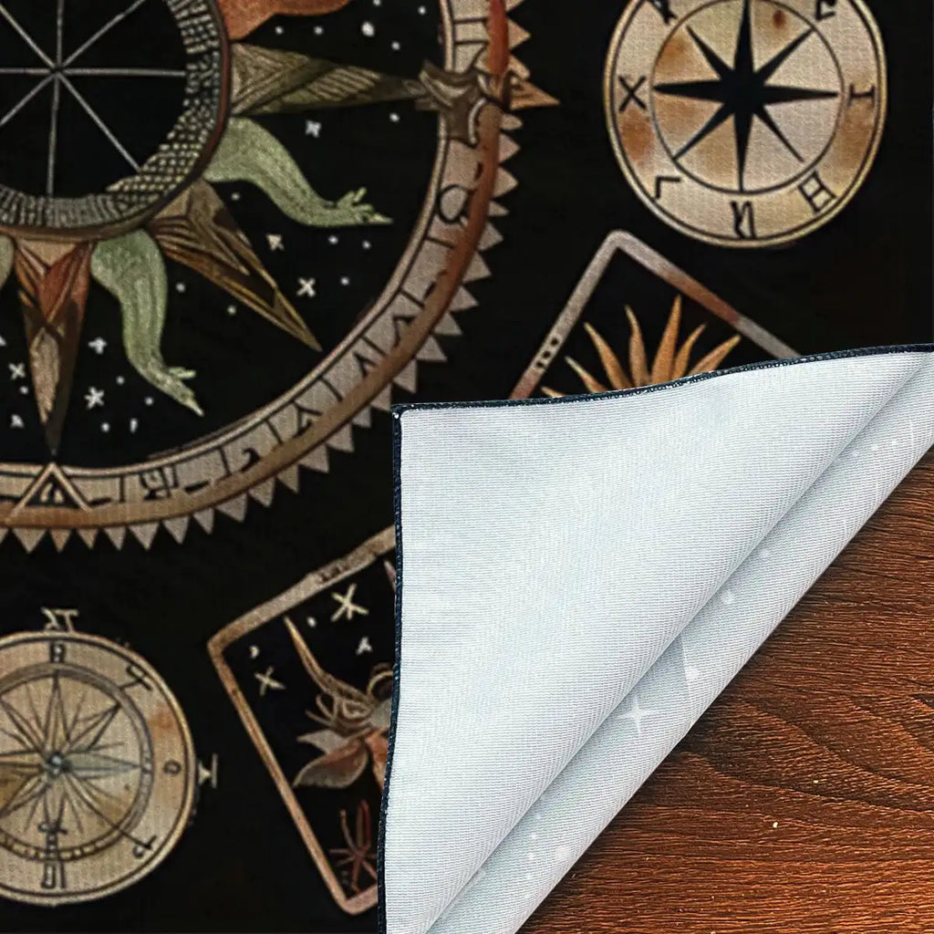 Sun Art Decorative Tablecloth Tarot Tablecloths For Divination Creative Altarpiece Tarot Enthusiast Astrology Ritual Cloth