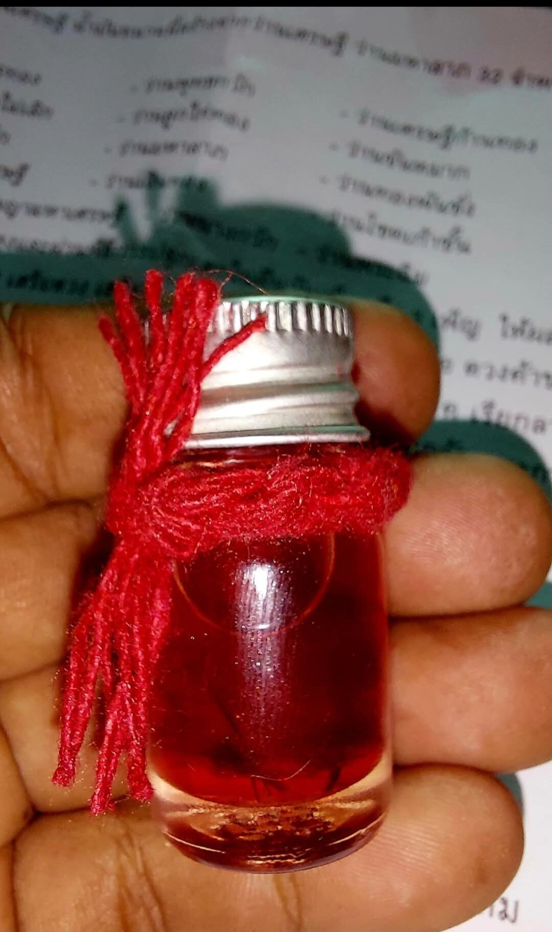 Supreme Charm Oil for Luck Maha Saneh Sarika Setthi Oil by Ajarn Sitthichai - Attract Prosperity and Success