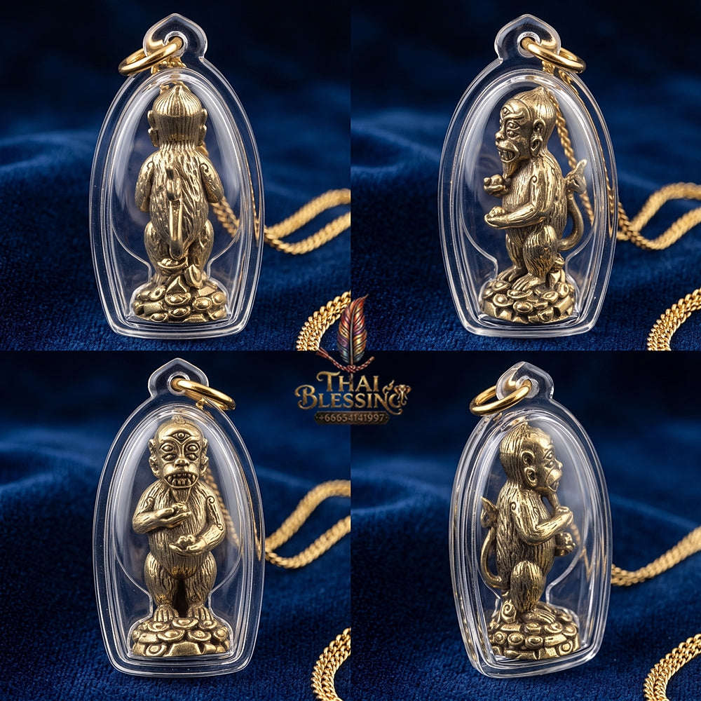 Supreme Four-Eared Five-Eyed Alpaka Wealth Deity Si Hu Ha Ta - Khru Ba Subin Wat Suan Pa Wai Khru 2012 (Master Edition) Thai Blessing Co By RURUECHA