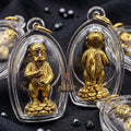 Supreme Four-Eared Five-Eyed Thong Thip Wealth Deity Si Hu Ha Ta - Khru Ba Subin Wat Suan Pa Wai Khru 2012 (Master Edition) Thai Blessing Co By RURUECHA