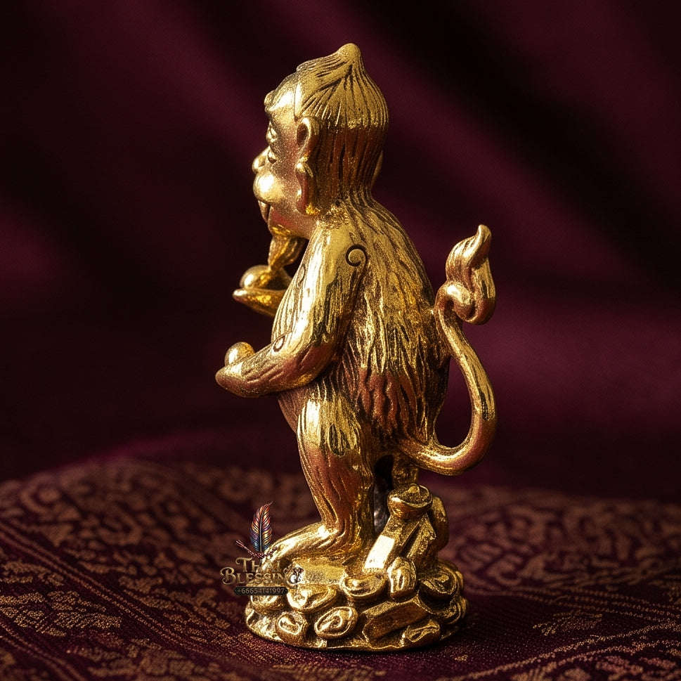 Supreme Four-Eared Five-Eyed Thong Thip Wealth Deity Si Hu Ha Ta - Khru Ba Subin Wat Suan Pa Wai Khru 2012 (Master Edition) Thai Blessing Co By RURUECHA
