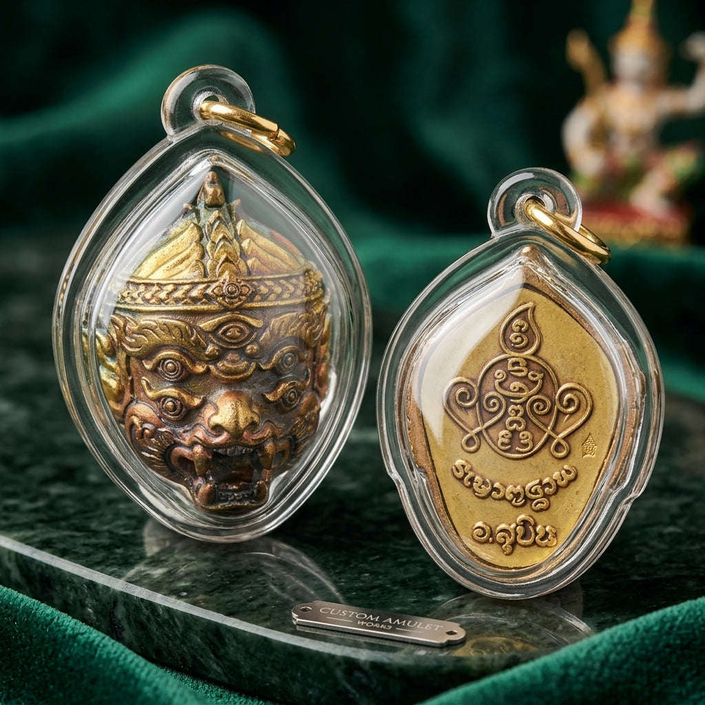Supreme Hanuman-Face Satta Loha Wealth Deity Si Hu Ha Ta - Achan Subin Na Na Thong 2013 (Master Edition) Thai Blessing Co By RURUECHA