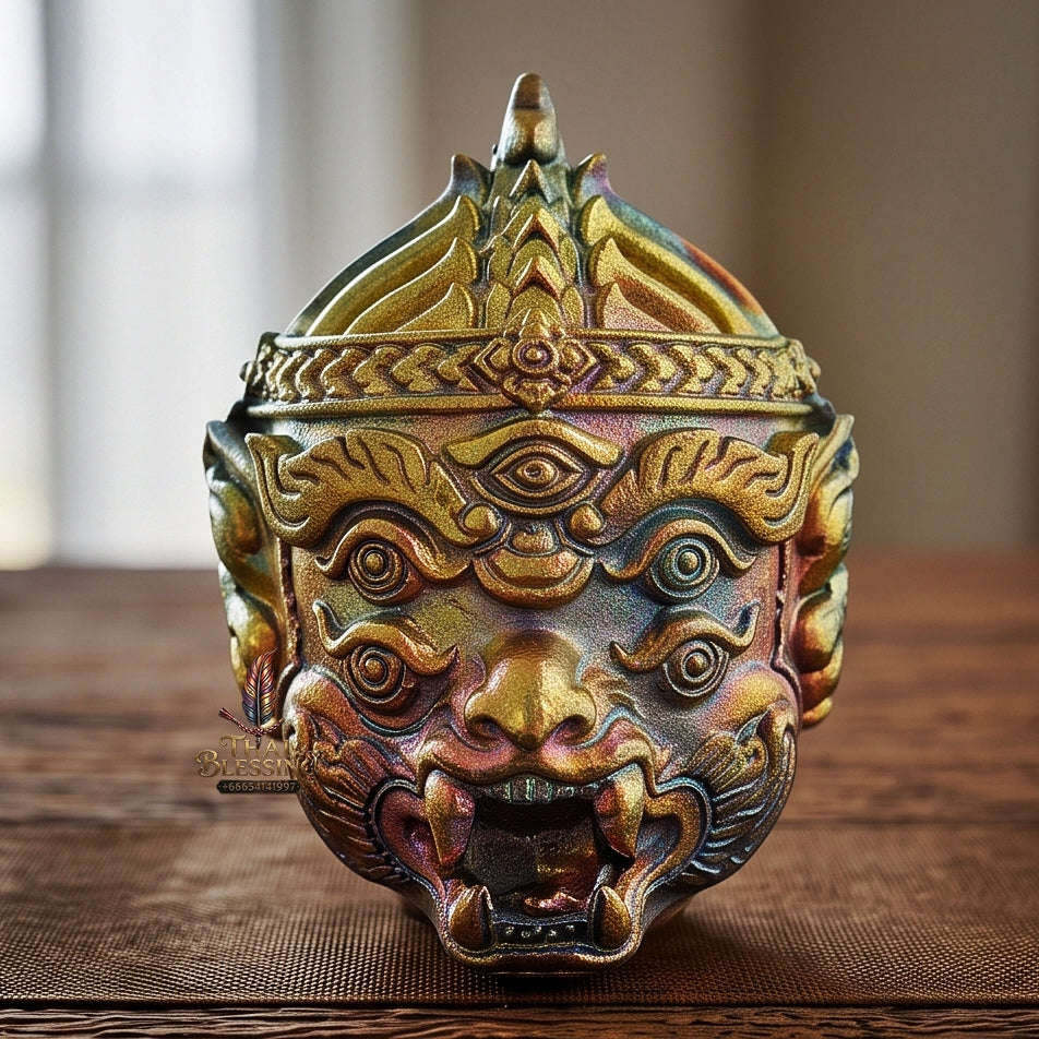 Supreme Hanuman-Face Satta Loha Wealth Deity Si Hu Ha Ta - Achan Subin Na Na Thong 2013 (Master Edition) Thai Blessing Co By RURUECHA