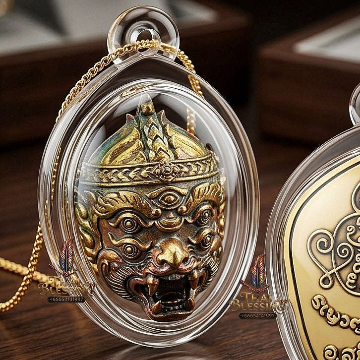 Supreme Hanuman-Face Satta Loha Wealth Deity Si Hu Ha Ta - Achan Subin Na Na Thong 2013 (Master Edition) Thai Blessing Co By RURUECHA