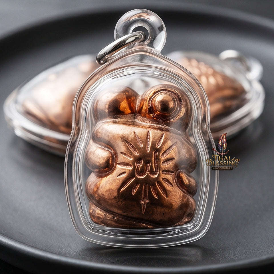 Supreme Luang Pu Khamphuang "In Koo" Sacred Copper Paired Lover Talisman - Wat Wang Sai Samakkhitham 2024 (Master Metta & Seduction Edition) Thai Blessing Co By RURUECHA