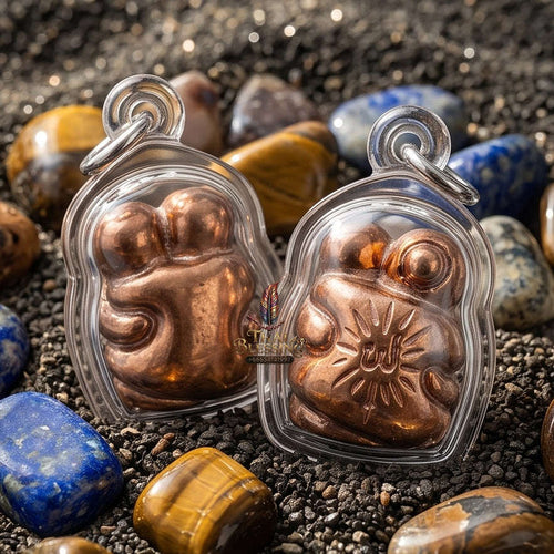 Supreme Luang Pu Khamphuang "In Koo" Sacred Copper Paired Lover Talisman - Wat Wang Sai Samakkhitham 2024 (Master Metta & Seduction Edition) Thai Blessing Co By RURUECHA