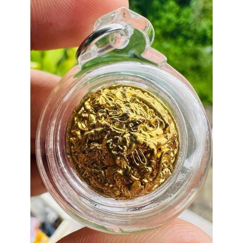 Supreme Mercury Amulet - First Edition Khao Or Rahu & Hanuman Unity Talisman for Ultimate Protection, Spiritual Alertness, and Fast Fortune Boost