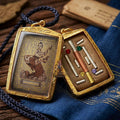 Supreme Metta Mahaniyom & Irresistible Personal Magnetism Locket Kumanthong Special-Embedded Edition Phongphraikuman & Sacred Wealth Powders Phra Achan Supphasit Thai Blessing Co By RURUECHA