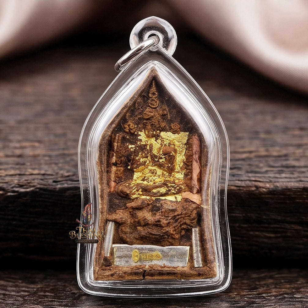 Supreme Metta Mahaniyom & Irresistible Personal Magnetism Sacred Khun Phaen Hong Ron (Soaring Swan) Master-Edition Pure Seduction Herb Powder Luang Pu In Wat Nong Mek Surin 2013 Thai Amulet Collectible Thai Blessing Co By RURUECHA