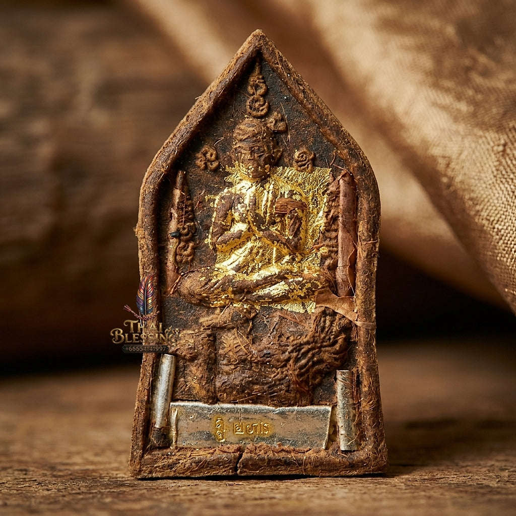 Supreme Metta Mahaniyom & Irresistible Personal Magnetism Sacred Khun Phaen Hong Ron (Soaring Swan) Master-Edition Pure Seduction Herb Powder Luang Pu In Wat Nong Mek Surin 2013 Thai Amulet Collectible Thai Blessing Co By RURUECHA