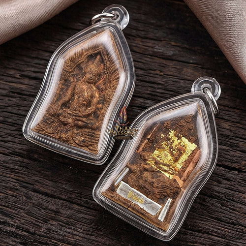Supreme Metta Mahaniyom & Irresistible Personal Magnetism Sacred Khun Phaen Hong Ron (Soaring Swan) Master-Edition Pure Seduction Herb Powder Luang Pu In Wat Nong Mek Surin 2013 Thai Amulet Collectible Thai Blessing Co By RURUECHA