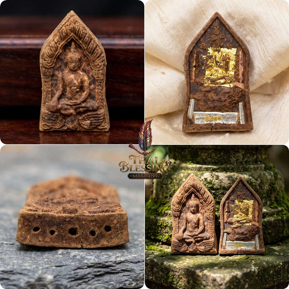 Supreme Metta Mahaniyom & Irresistible Personal Magnetism Sacred Khun Phaen Hong Ron (Soaring Swan) Master-Edition Pure Seduction Herb Powder Luang Pu In Wat Nong Mek Surin 2013 Thai Amulet Collectible Thai Blessing Co By RURUECHA