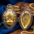 Supreme Monkey-Face Gold-Plated Bronze Wealth Deity Si Hu Ha Ta - Achan Subin Na Na Thong 2013 (Large Master Edition) Thai Blessing Co By RURUECHA