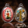 Supreme Nang Kwak "Chong Kamrai" (Guaranteed Profit) Red Background Locket - Phra Ajarn Pom Wat Sahakon Thung Na Mai 2023 (Master Edition) Thai Blessing Co By RURUECHA