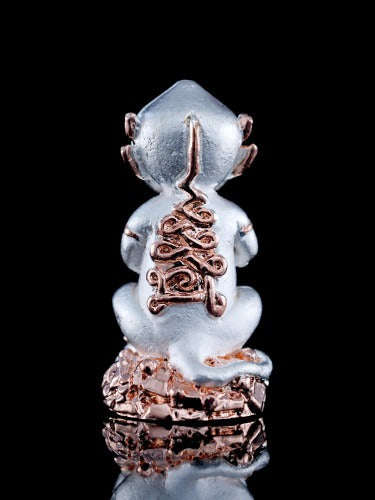 Supreme Phaya Si Hu Ha Ta "2K Silver-Gold Plated Samrit" Sculptural Statue Amulet - Khru Ba Tao Wat Thung Setthi (Wat Ubosot Ban Lao) 2024 (Master 2K Edition) Thai Blessing Co By RURUECHA