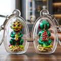 Supreme Phaya Si Hu Ha Ta "Alpaca with Emerald Green Enamel" Sculptural Statue Amulet - Khru Ba Tao Wat Thung Setthi (Wat UbosotBan Lao) 2024 (Master Emerald Edition) Thai Blessing Co By RURUECHA