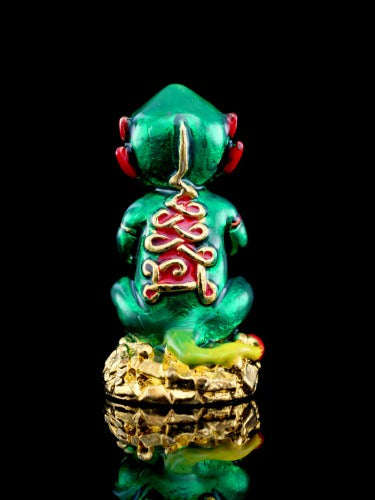 Supreme Phaya Si Hu Ha Ta "Alpaca with Emerald Green Enamel" Sculptural Statue Amulet - Khru Ba Tao Wat Thung Setthi (Wat UbosotBan Lao) 2024 (Master Emerald Edition) Thai Blessing Co By RURUECHA
