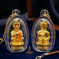 Supreme Phaya Si Hu Ha Ta "Bang Koet Sap" (Infinite Wealth Generation) "Gold-Plated Samrit" Amulet - Wai Khru 2568 Master Edition Thai Blessing Co By RURUECHA