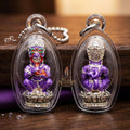 Supreme Phaya Si Hu Ha Ta "Bang Koet Sap" (Infinite Wealth Generation) "Silver-Plated with Royal Purple Enamel Samrit" Amulet - Wai Khru 2568 Master Edition Thai Blessing Co By RURUECHA