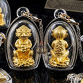 Supreme Phaya Si Hu Ha Ta "Gold-Plated Samrit" Sculptural Statue Amulet - Khru Ba Tao Wat Thung Setthi (Wat Ubosot Ban Lao) 2024 (Master Gold Edition) Thai Blessing Co By RURUECHA