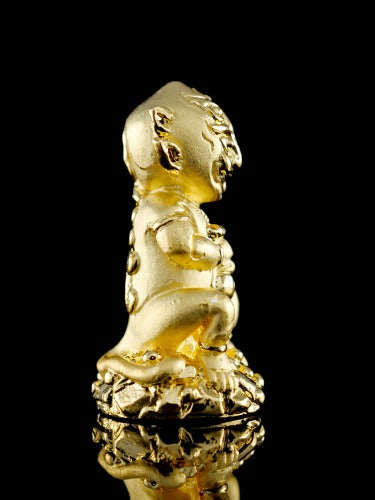 Supreme Phaya Si Hu Ha Ta "Gold-Plated Samrit" Sculptural Statue Amulet - Khru Ba Tao Wat Thung Setthi (Wat Ubosot Ban Lao) 2024 (Master Gold Edition) Thai Blessing Co By RURUECHA