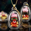 Supreme Phaya Si Hu Ha Ta "Ruai Chap Phlan" (Instant Wealth) Waterproof Acrylic Encased Gold-Plated & Red Enamel Samlit Bronze Deity - Khru Ba Kham Fan Wat Kor Chok 2024 (Master Edition) Thai Blessing Co By RURUECHA