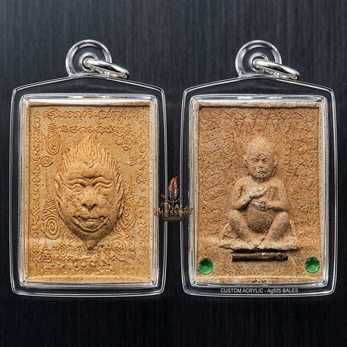 Supreme Phaya Si Hu Ha Ta "Ruai Lon Meu" (Overflowing Wealth) Sacred Powder Deity - Khru Ba Kham Fan Wat Kor Chok 2026 (Master Edition) Thai Blessing Co By RURUECHA