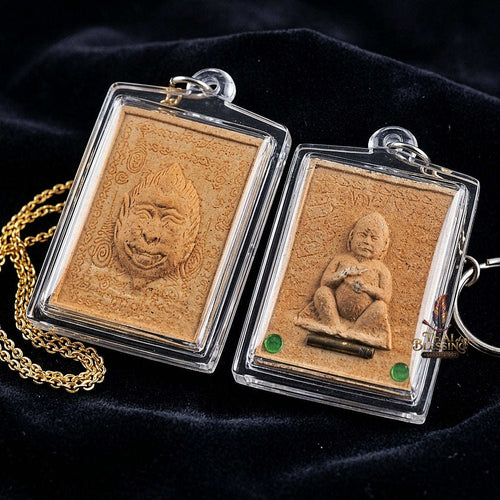 Supreme Phaya Si Hu Ha Ta "Ruai Lon Meu" (Overflowing Wealth) Sacred Powder Deity - Khru Ba Kham Fan Wat Kor Chok 2026 (Master Edition) Thai Blessing Co By RURUECHA