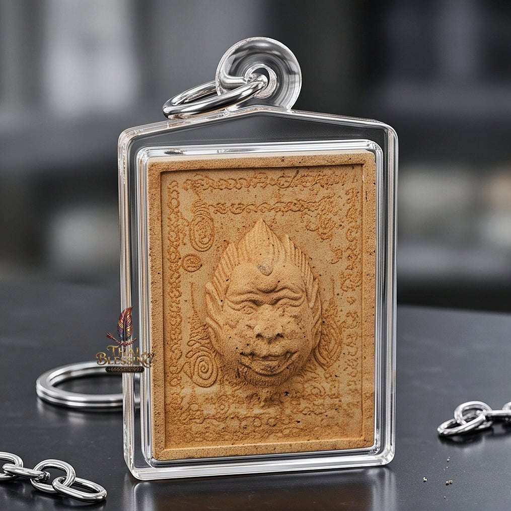 Supreme Phaya Si Hu Ha Ta "Ruai Lon Meu" (Overflowing Wealth) Sacred Powder Deity - Khru Ba Kham Fan Wat Kor Chok 2026 (Master Edition) Thai Blessing Co By RURUECHA